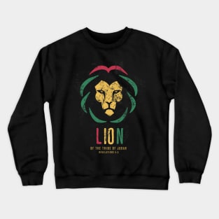 Lion of the Tribe of Judah - Revelations 5:5 - Bible Verse Crewneck Sweatshirt